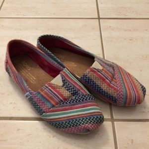 Colorful Women's Toms sneakers